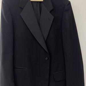 Rafael Black Men's Blazer wool 100%